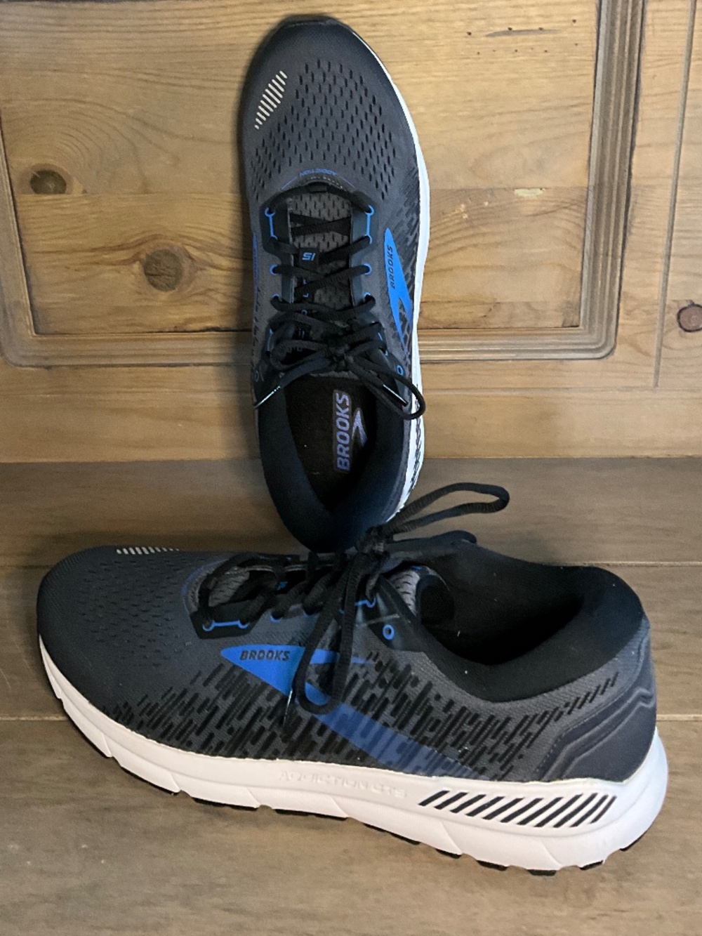 Brooks Addiction GTS 15 Men's 15 B Narrow UK 14 India Ink Black Blue
